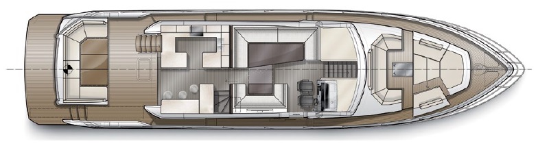 Galeon 680 Fly plan 2