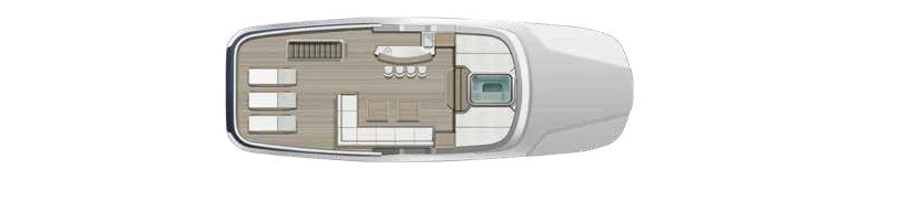 Моторная яхта Majesty 120 plan 2