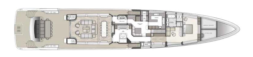  Моторная яхта Majesty 160 plan 4